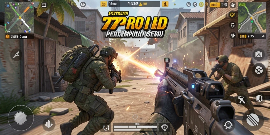 Gameplay seru dalam pertempuran TPS yang menegangkan.