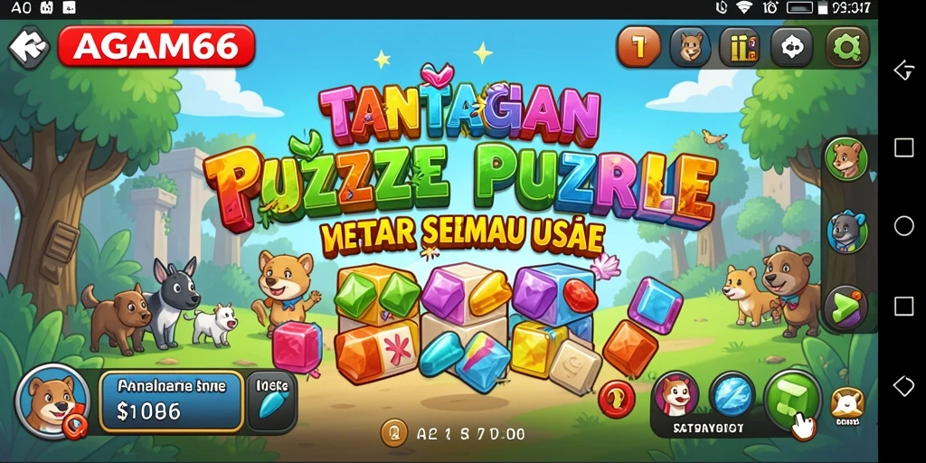 Tampilan gameplay <strong>AGAM66</strong> yang menantang dan seru.