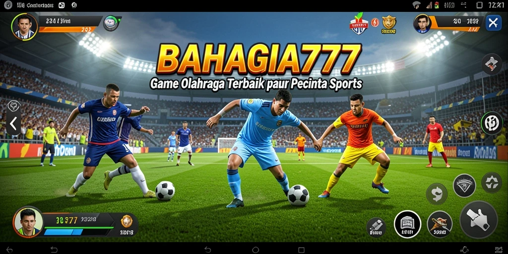 Gambaran gameplay mendebarkan di <strong>BAHAGIA777</strong> dengan aksi olahraga yang intens.