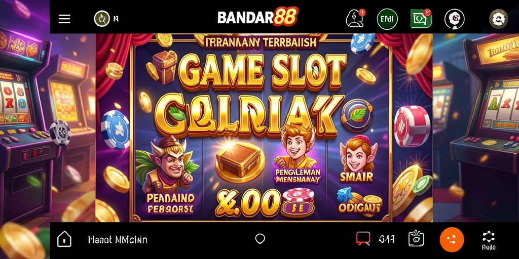 Tampilan gameplay <strong>BANDAR88</strong> dengan grafis slot yang menarik.
