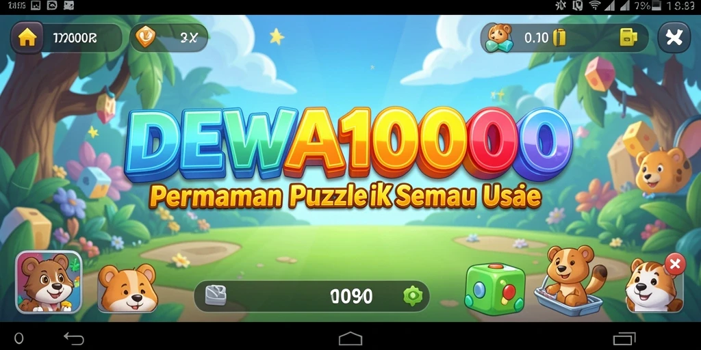 Tampilan gameplay DEWA1000 yang menarik dan menantang.