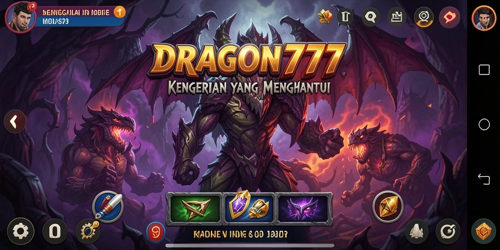 Screenshot gameplay DRAGON777 menampilkan momen-momen menegangkan dan menyeramkan.