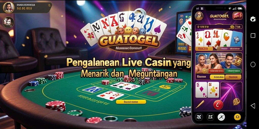 Tampilan gameplay Live Casino GUATOGEL yang menarik dan interaktif.