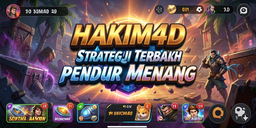 Tampilan gameplay HAKIM4D yang menegangkan dan strategis.