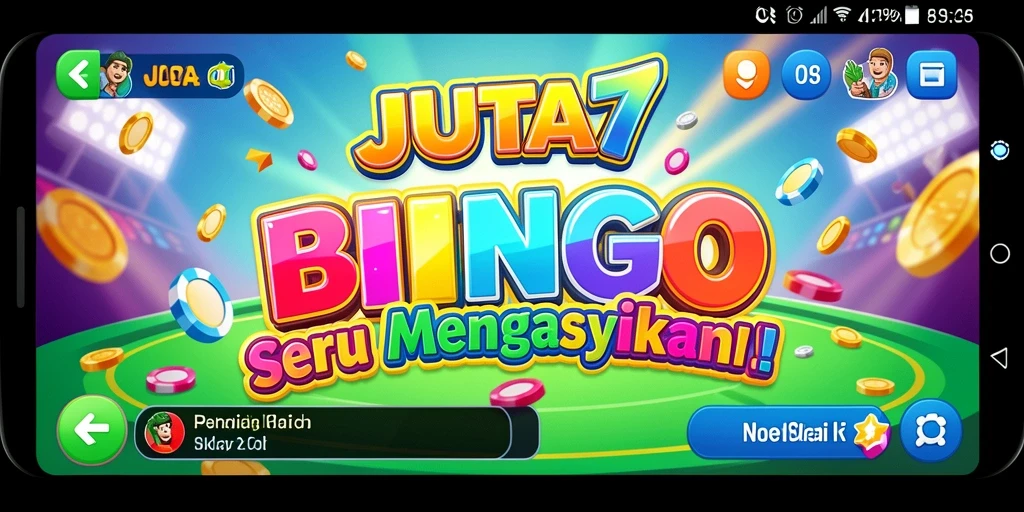 Tampilan gameplay Bingo seru dan interaktif di JUTA7.