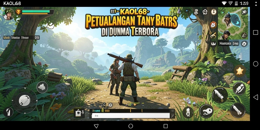 Tangkapan layar menampilkan gameplay petualangan seru di KAOL68.