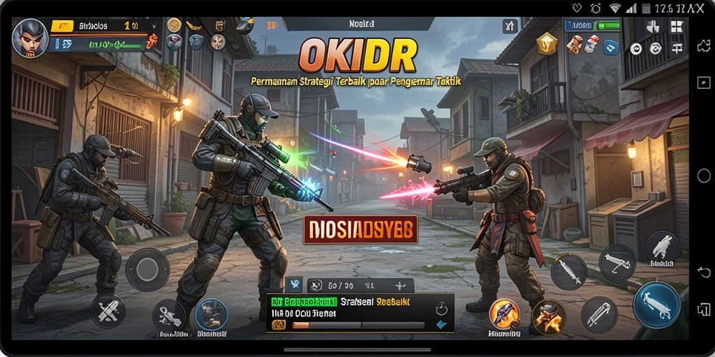 Tampilan gameplay OKIDR dengan strategi mendalam yang menarik.
