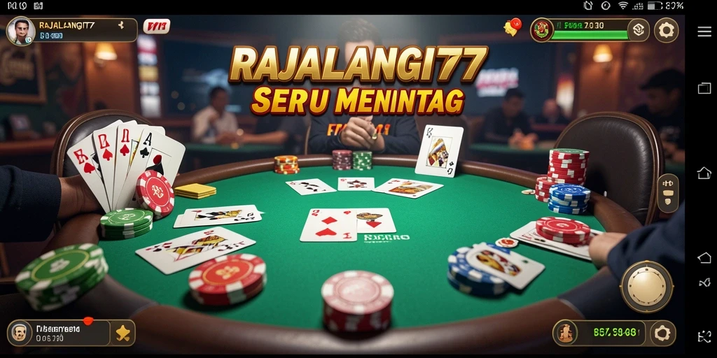 Gameplay menarik dari RAJALANGIT77 yang penuh tantangan poker.
