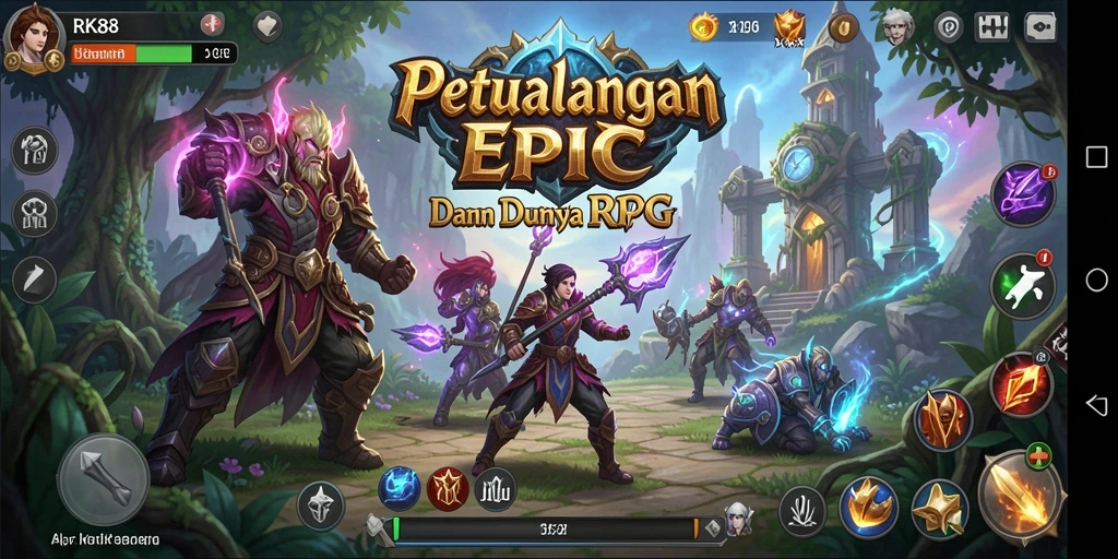 Tampilan menakjubkan dari gameplay <strong>RK88</strong> yang mendebarkan.
