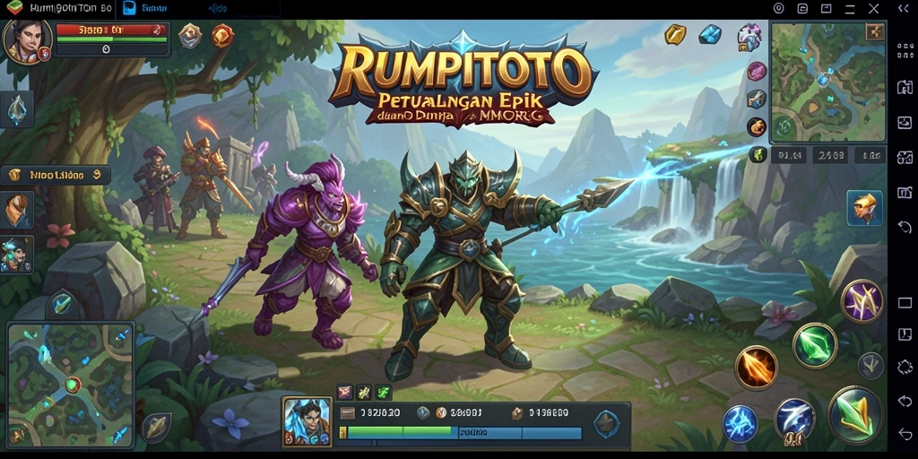 Screenshot RUMPITOTO menampilkan aksi seru dalam gameplay MMORPG.
