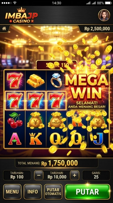 Fitur pencarian aplikasi imbaJp yang mudah digunakan dan cepat.